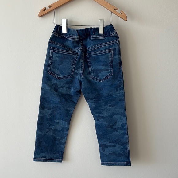 Kids Blue Camo Pants - Picture 2 of 2